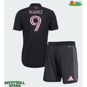 Inter Miami Luis Suarez #9 Bortaställ Barn 2026-27 Kortärmad (+ Korta byxor)